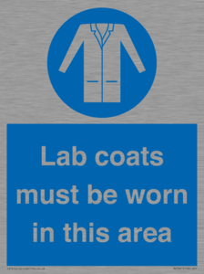 Lab coats must be worn in this area